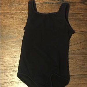 Toddler girls black leotard